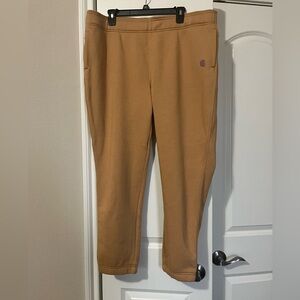 Carhartt women’s relaxed fit joggerss
Size XL
16/18
New
Brown with drawstring